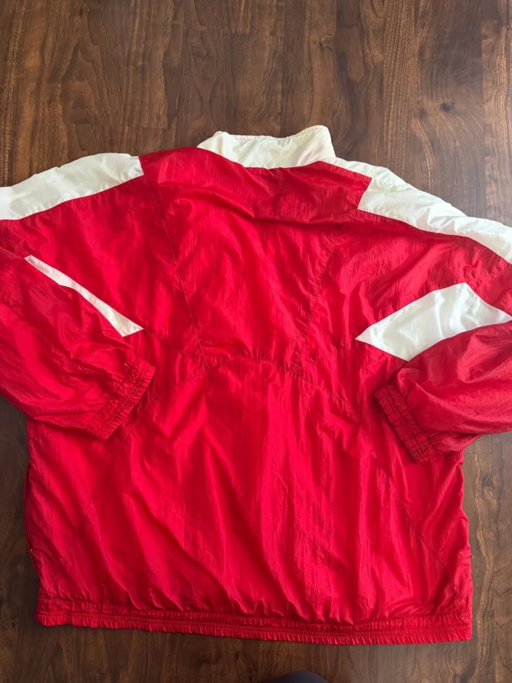 Vintage Nike 90d Red and White Windbreaker Jacket